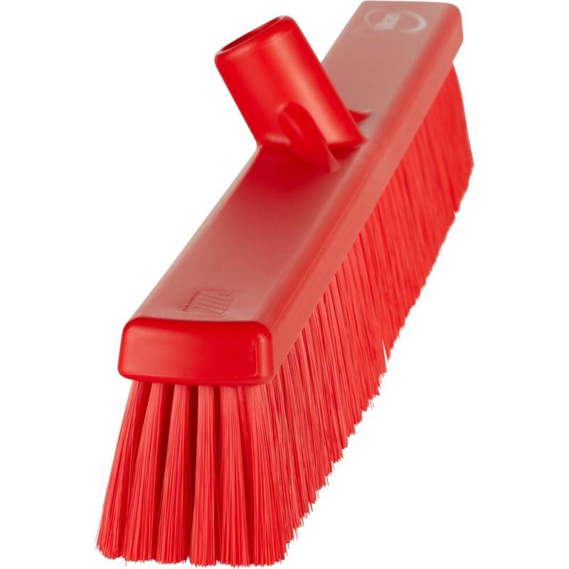 Fejekost, Vikan, r&oslash;d, polyester/PP/rustfrit st&aring;l, 61 cm, bl&oslash;d