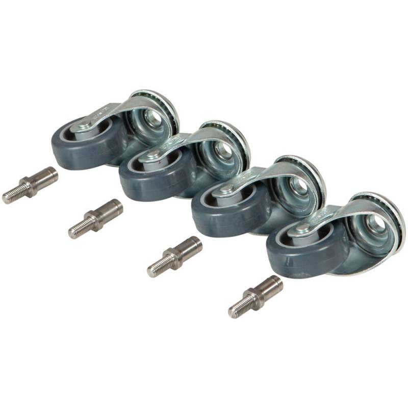 Hjuls&aelig;t, Tina Trolleys, 19mm, &Oslash;50mm, sort, PA/PP, til moppeboks *Denne vare tages ikke retur*