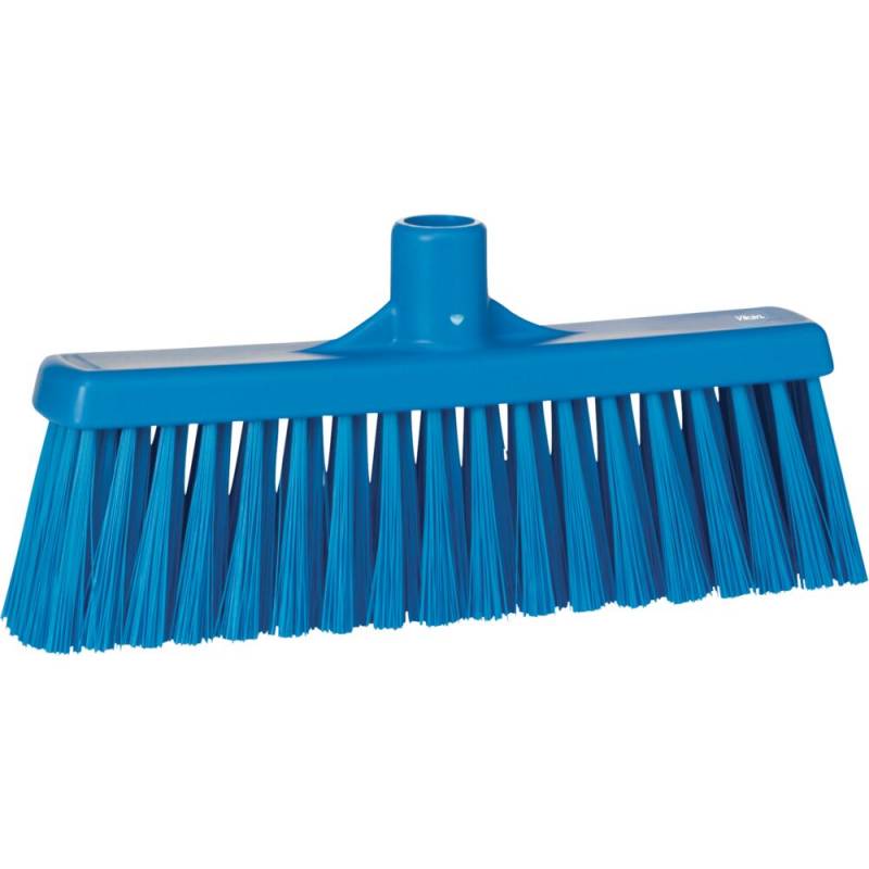 Fejekost, Vikan, bl&aring;, polyester/PP/rustfrit st&aring;l, 31 cm, medium *Denne vare tages ikke retur*
