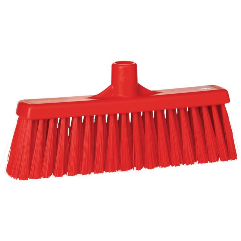 Fejekost, Vikan, r&oslash;d, polyester/PP/rustfrit st&aring;l, 31 cm, medium *Denne vare tages ikke retur*
