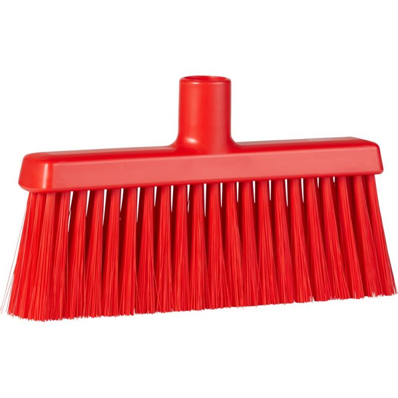 Lobbykost, Vikan, r&oslash;d, polyester/PP/rustfrit st&aring;l, 26 cm, bl&oslash;d/stiv *Denne vare tages ikke retur*