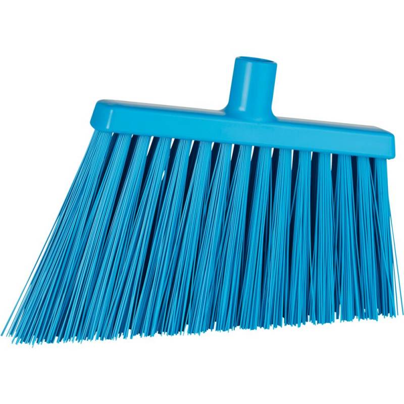 Fejekost, Vikan, bl&aring;, polyester/PP/rustfrit st&aring;l, 29 cm, meget stiv *Denne vare tages ikke retur*