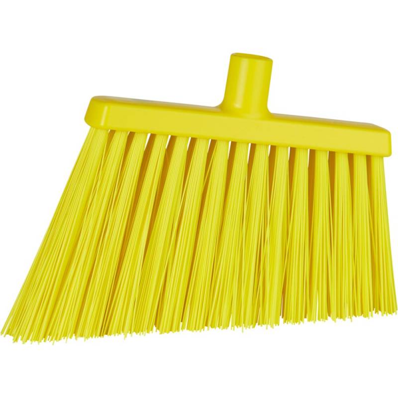 Fejekost, Vikan, gul, polyester/PP/rustfrit st&aring;l, 29 cm, meget stiv *Denne vare tages ikke retur*