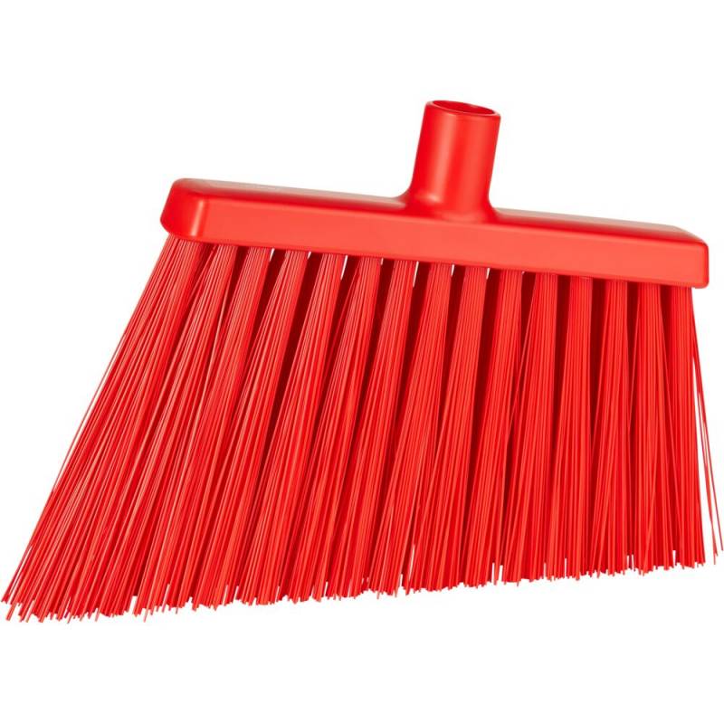 Fejekost, Vikan, r&oslash;d, polyester/PP/rustfrit st&aring;l, 29 cm, meget stiv *Denne vare tages ikke retur*
