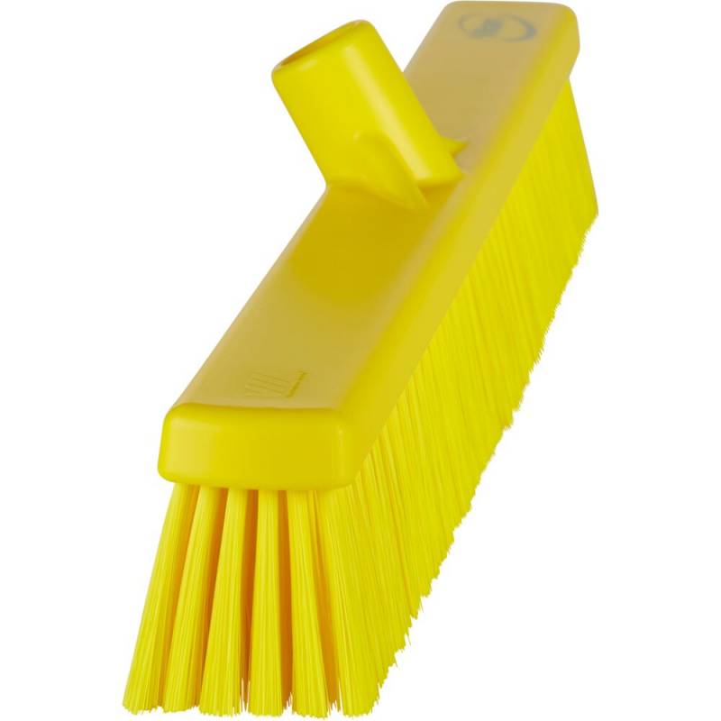 Fejekost, Vikan, gul, polyester/PP/rustfrit st&aring;l, 61 cm, bl&oslash;d *Denne vare tages ikke retur*