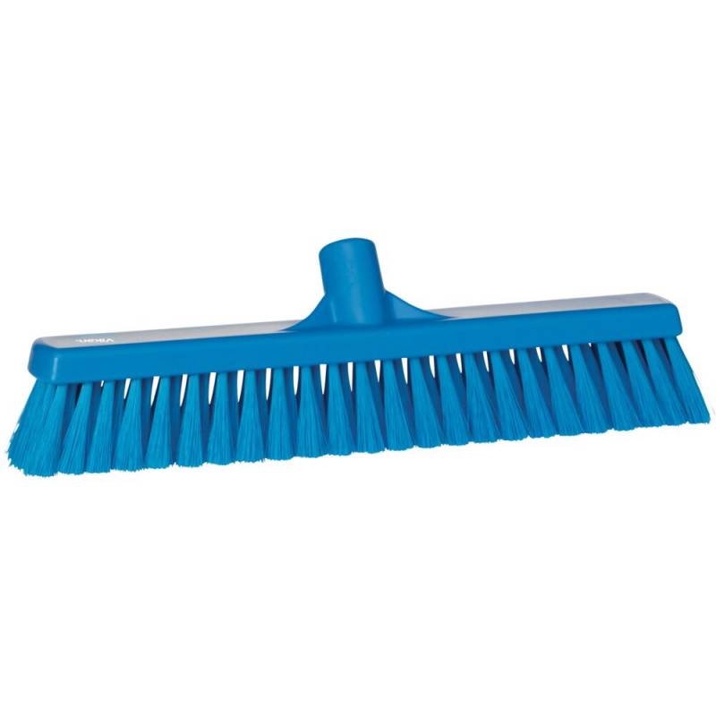 Fejekost, Vikan, bl&aring;, polyester/PP/rustfrit st&aring;l, bl&oslash;d