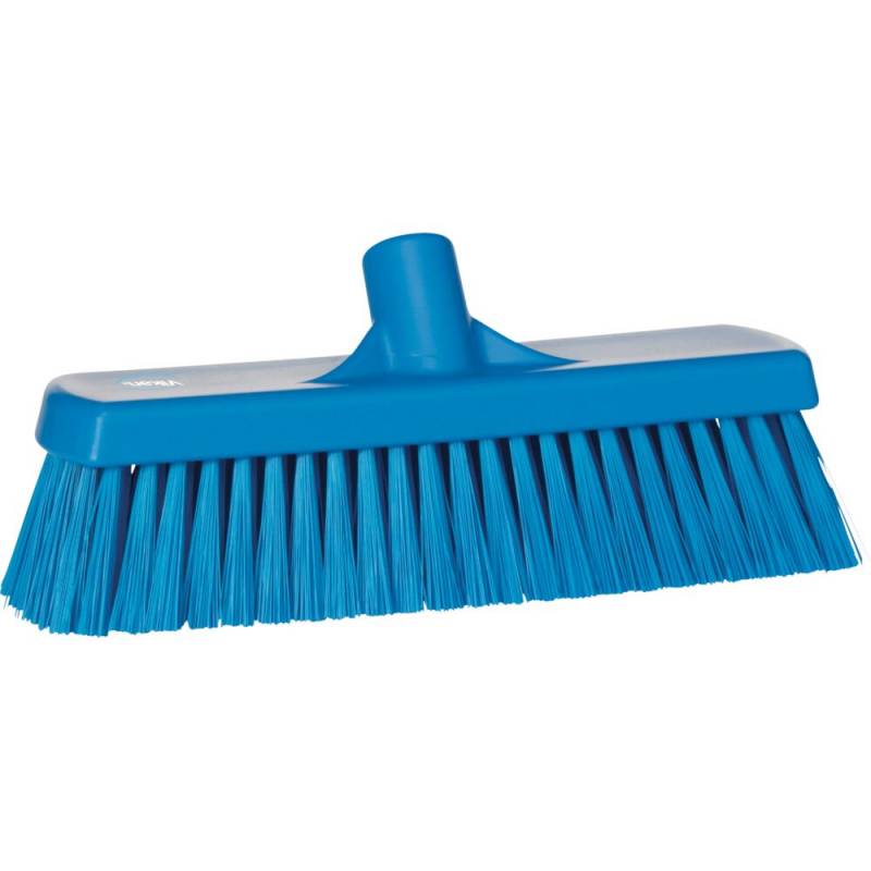 Fejekost, Vikan, bl&aring;, polyester/PP/rustfrit st&aring;l, 30 cm, medium *Denne vare tages ikke retur*