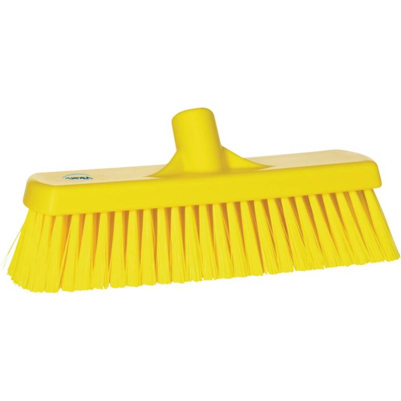 Fejekost, Vikan, gul, polyester/PP/rustfrit st&aring;l, 30 cm, medium *Denne vare tages ikke retur*