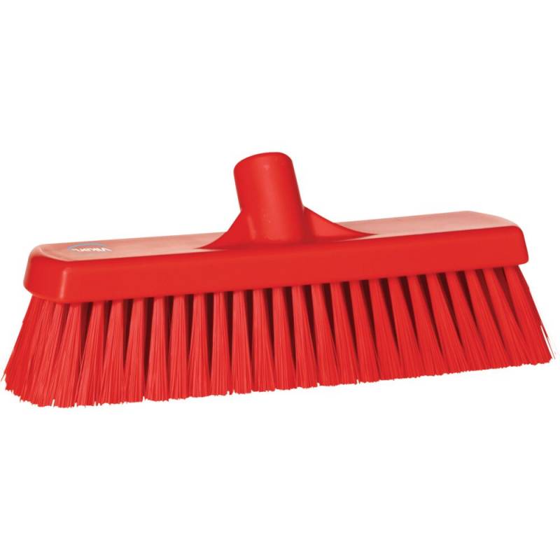 Fejekost, Vikan, r&oslash;d, polyester/PP/rustfrit st&aring;l, 30 cm, medium *Denne vare tages ikke retur*