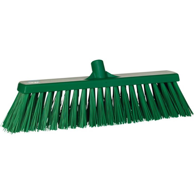 Fejekost, Vikan, gr&oslash;n, polyester/PP/rustfrit st&aring;l, 53 cm, meget stiv *Denne vare tages ikke retur*