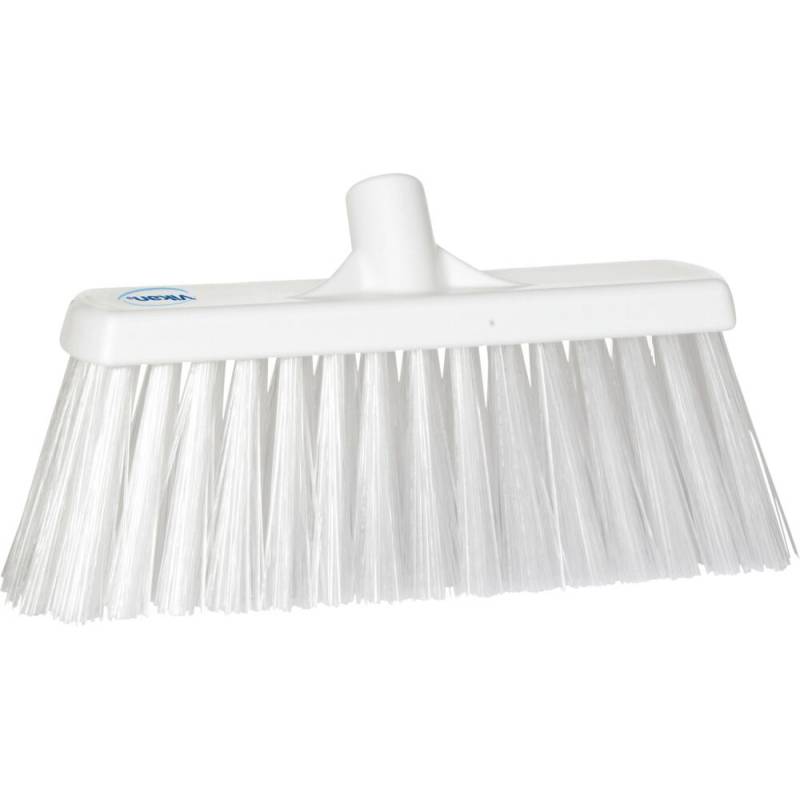 Fejekost, Vikan, hvid, polyester/PP/rustfrit st&aring;l, 33 cm, meget stiv *Denne vare tages ikke retur*