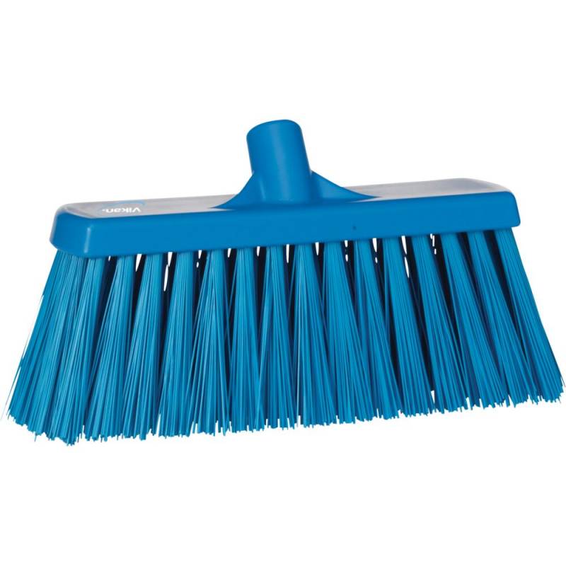 Fejekost, Vikan, bl&aring;, polyester/PP/rustfrit st&aring;l, 32 cm, meget stiv *Denne vare tages ikke retur*