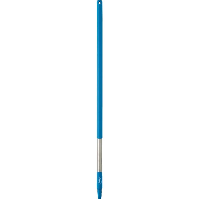 Skaft, med gevind, Vikan, 102,5cm, &Oslash;3,1cm, bl&aring;, PP/rustfrit st&aring;l *Denne vare tages ikke retur*