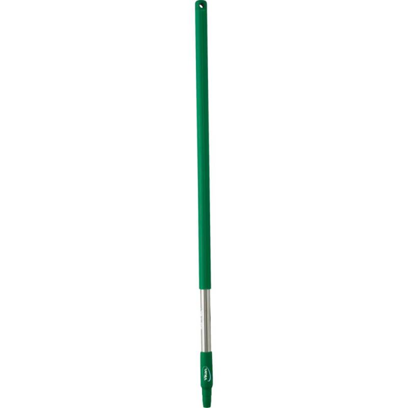 Skaft, med gevind, Vikan, 102,5cm, &Oslash;3,1cm, gr&oslash;n, PP/rustfrit st&aring;l *Denne vare tages ikke retur*