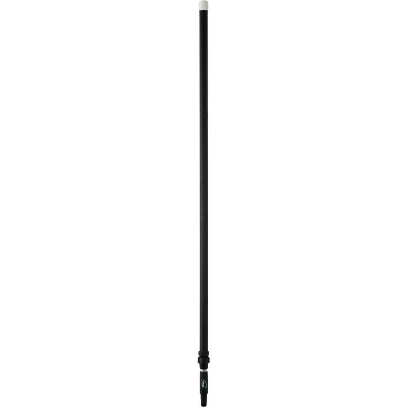 Teleskopskaft, med gevind, Vikan, sort, aluminium/PP, 158-278 cm *Denne vare tages ikke retur*