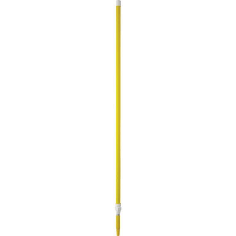 Teleskopskaft, med gevind, Vikan, gul, aluminium/PP, 158-278 cm *Denne vare tages ikke retur*