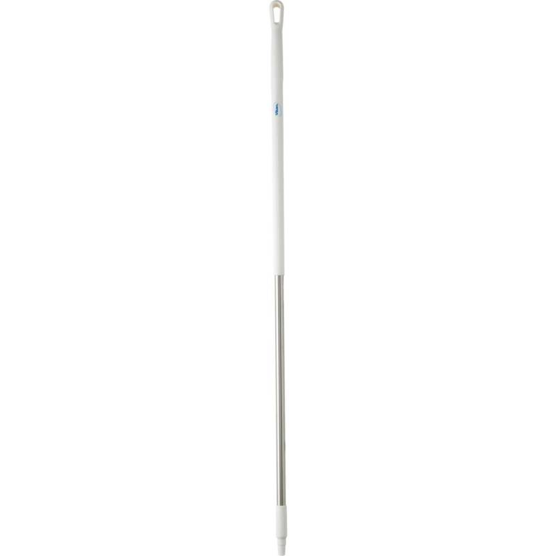 Skaft, med gevind, Vikan, 151cm, &Oslash;3,1cm, hvid, PP/rustfrit st&aring;l *Denne vare tages ikke retur*