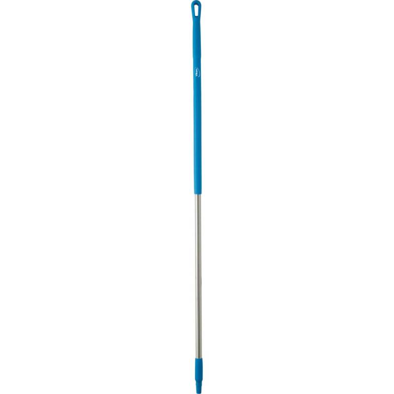 Skaft, med gevind, Vikan, 151cm, &Oslash;3,1cm, bl&aring;, PP/rustfrit st&aring;l *Denne vare tages ikke retur*