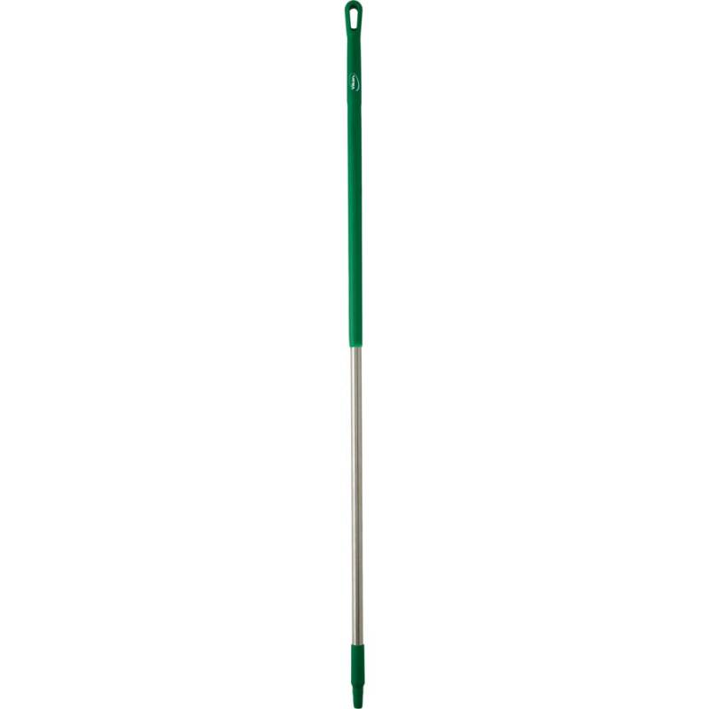 Skaft, med gevind, Vikan, 151cm, &Oslash;3,1cm, gr&oslash;n, PP/rustfrit st&aring;l *Denne vare tages ikke retur*