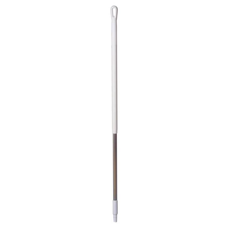 Skaft, med gevind, Vikan, 131cm, &Oslash;3,1cm, hvid, aluminium/PP