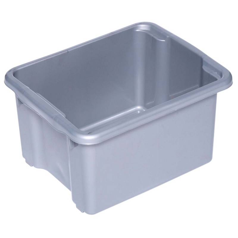Moppeboks, Tina Trolleys, 370x300x200mm, gr&aring;, plast/PP, uden l&aring;g, 15 ltr. *Denne vare tages ikke retur*