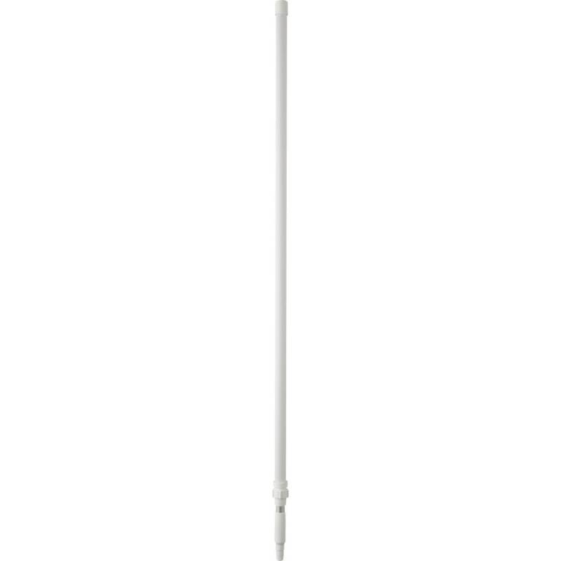 Teleskopskaft, med gevind, Vikan, hvid, aluminium/PP, 158-278 cm