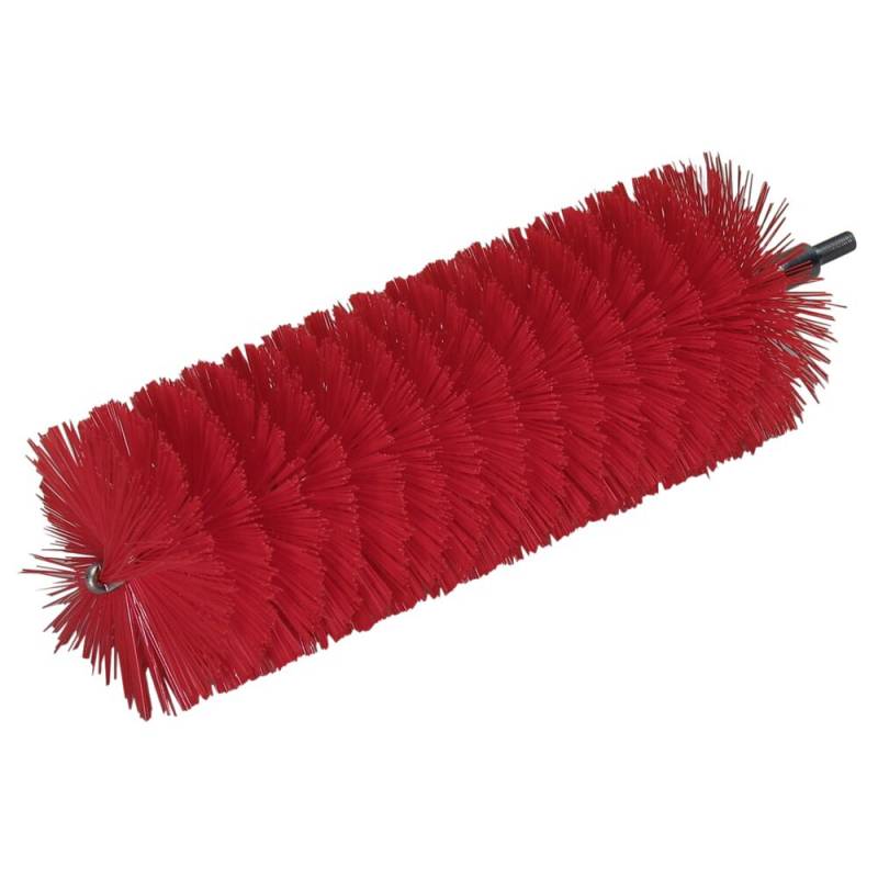 R&oslash;rrenserhoved, Vikan, 20cm, &Oslash;6cm, r&oslash;d, polyester/PP/rustfrit st&aring;l, medium *Denne vare tages ikke retur*