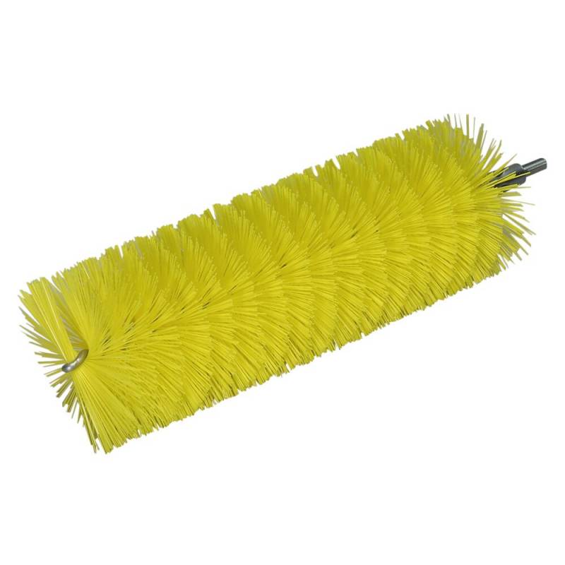R&oslash;rrenserhoved, Vikan, 20cm, &Oslash;6cm, gul, polyester/PP/rustfrit st&aring;l, medium *Denne vare tages ikke retur*