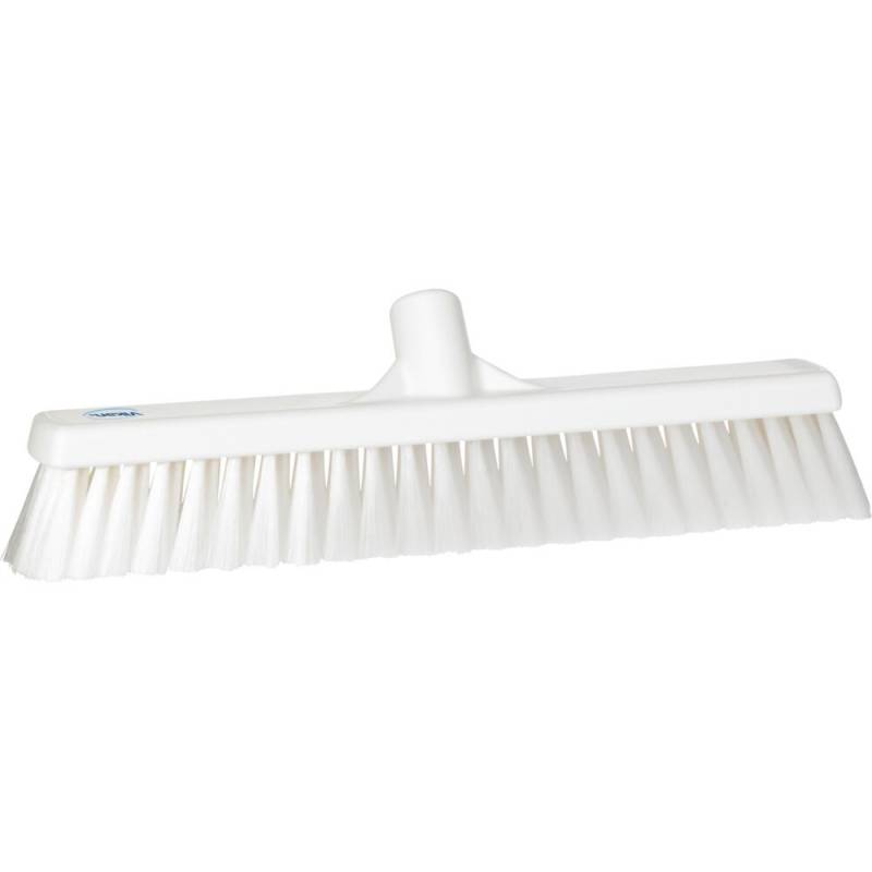 Fejekost, Vikan, hvid, polyester/PP/rustfrit st&aring;l, 41 cm, bl&oslash;d *Denne vare tages ikke retur*