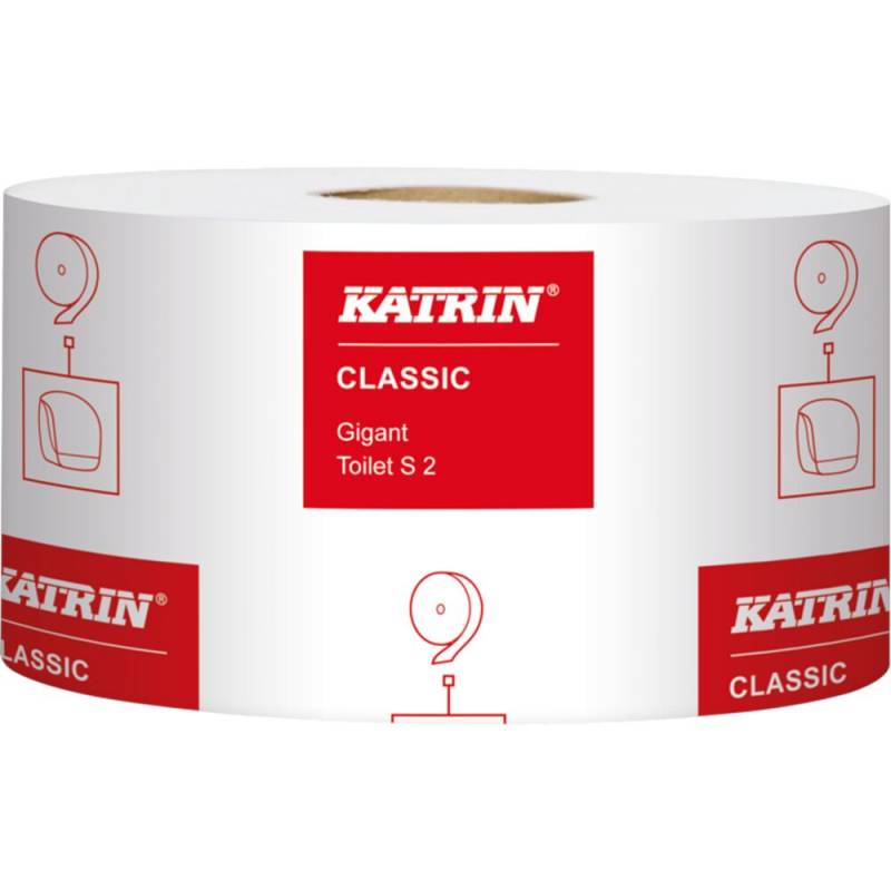 Jumborulle, Katrin, 2-lags, Mini, 200m x 9,8cm, &Oslash;19cm, hvid, nyfiber