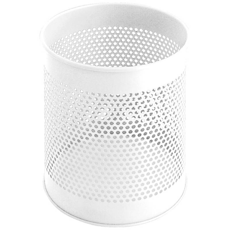 Papirkurv, V-Part, hvid, st&aring;l, 15 l *Denne vare tages ikke retur*