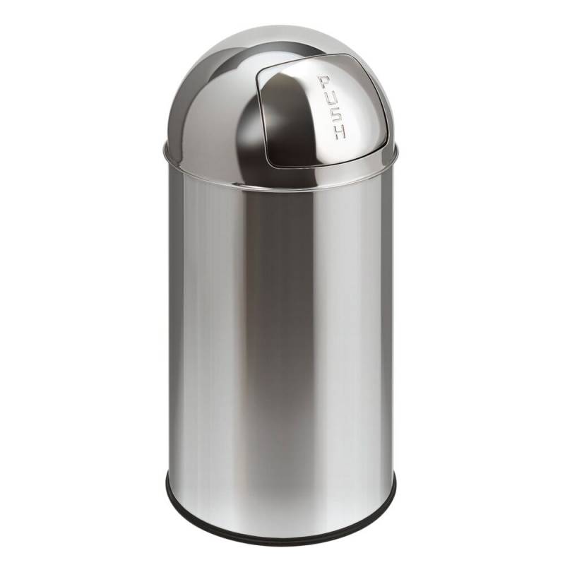 Affaldsspand, EKO, st&aring;l, metal, 40 l, inderspand i metal, med push l&aring;g, ildd&aelig;mpende *Denne vare tages ikke retur*