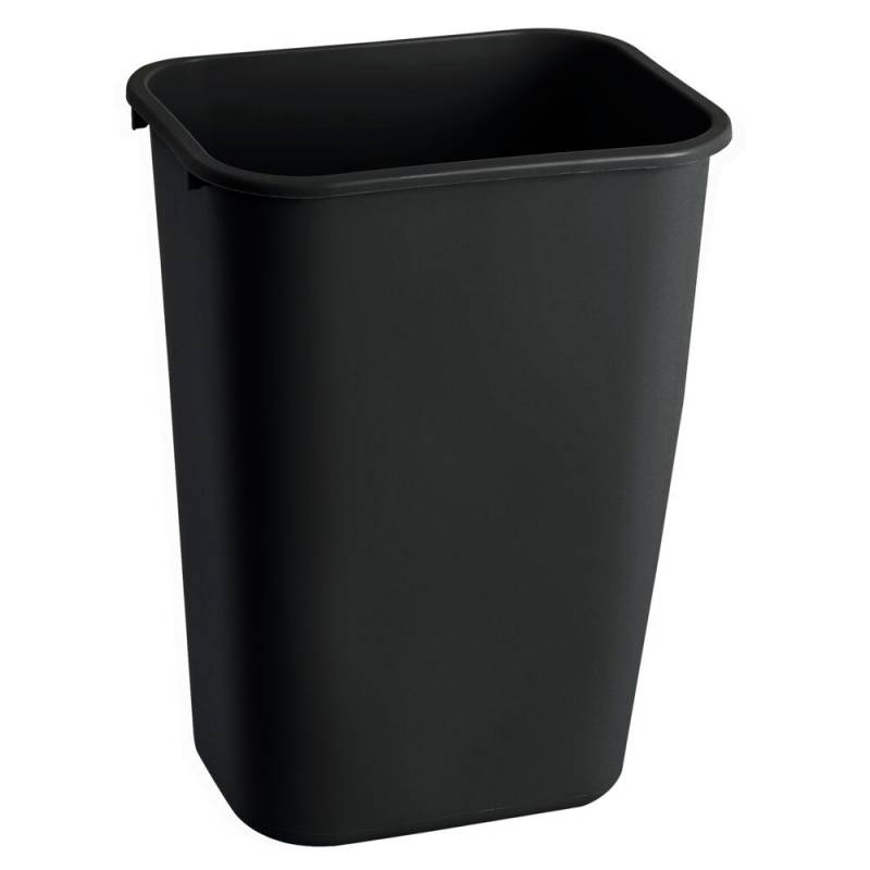 Affaldsspand, Rubbermaid, sort, PE, 39 l, rektangul&aelig;r, til tungt affald