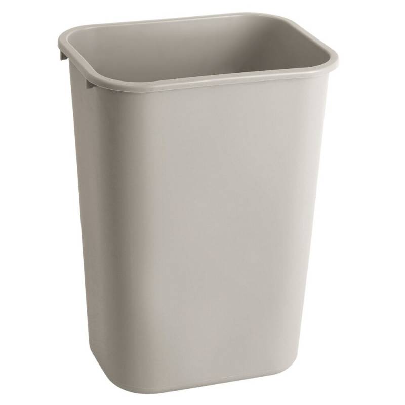 Affaldsspand, Rubbermaid, gr&aring;, PE, 39 l, rektangul&aelig;r, til tungt affald *Denne vare tages ikke retur*
