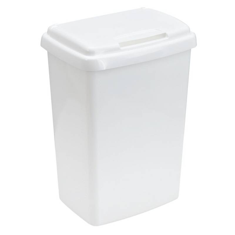 Affaldsspand, V-Part, hvid, plast, 50 l