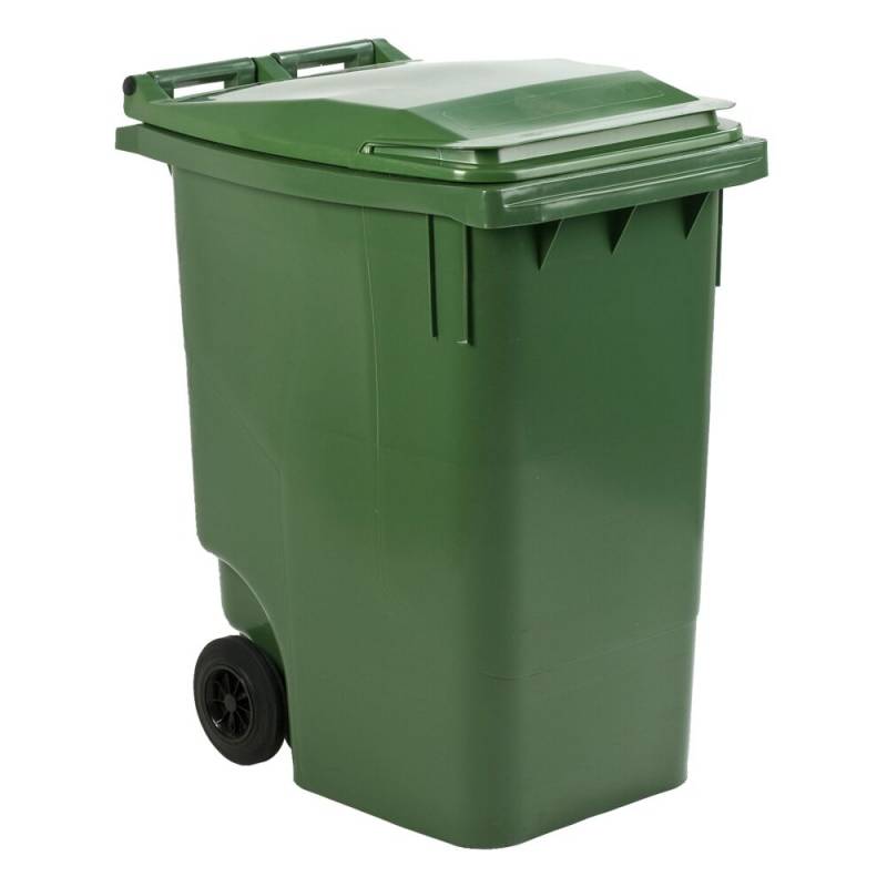 Affaldscontainer, ESE, gr&oslash;n, HDPE/plast, 360 l, UV-resistent, til tungt affald og udend&oslash;rs *Denne vare tages ikke retur*