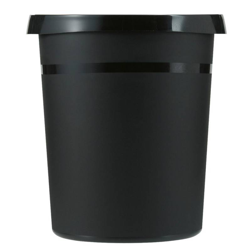 Papirkurv, V-Part, sort, plast, 18 l