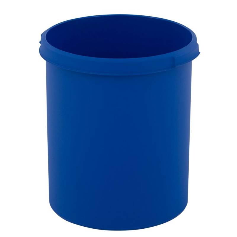 Papirkurv, V-Part, bl&aring;, plast, 30 l *Denne vare tages ikke retur*