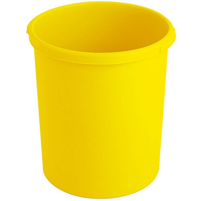 Papirkurv, V-Part, gul, plast, 30 l *Denne vare tages ikke retur*