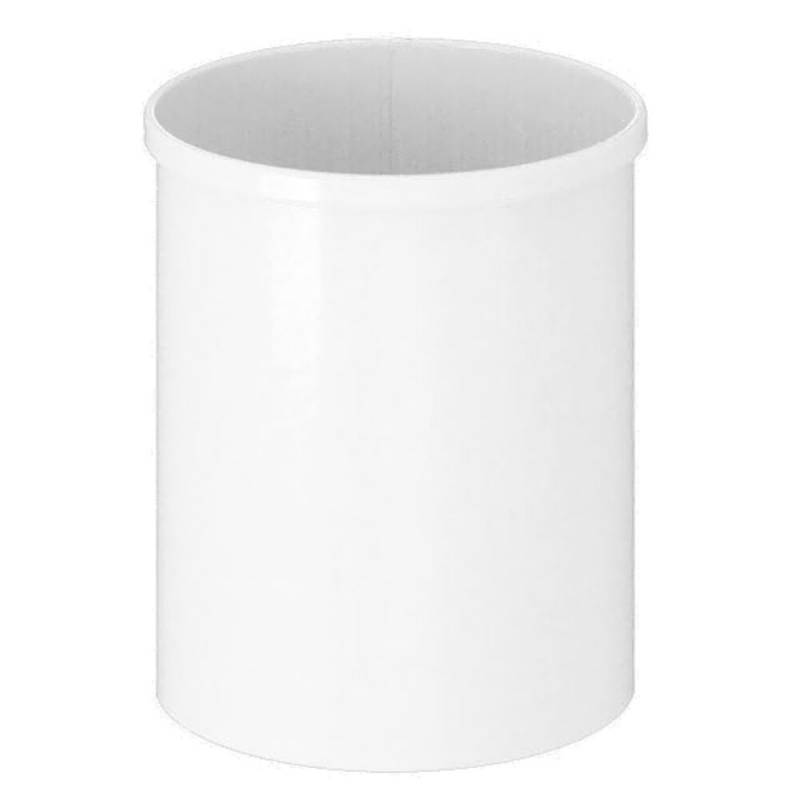 Papirkurv, V-Part, hvid, metal, 15 l *Denne vare tages ikke retur*