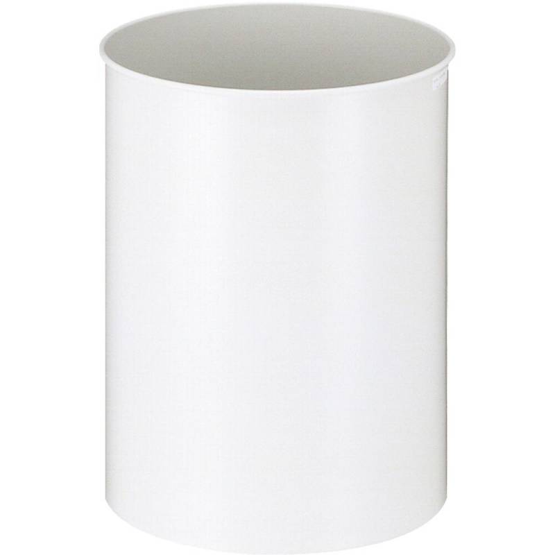 Papirkurv, V-Part, hvid, metal, 30 l *Denne vare tages ikke retur*