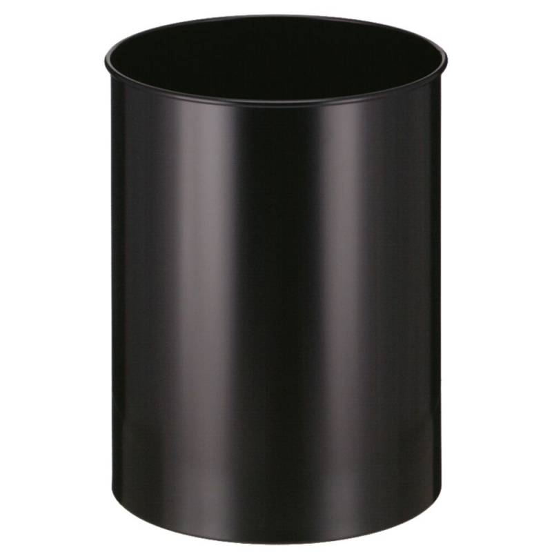 Papirkurv, V-Part, sort, metal, 30 l *Denne vare tages ikke retur*