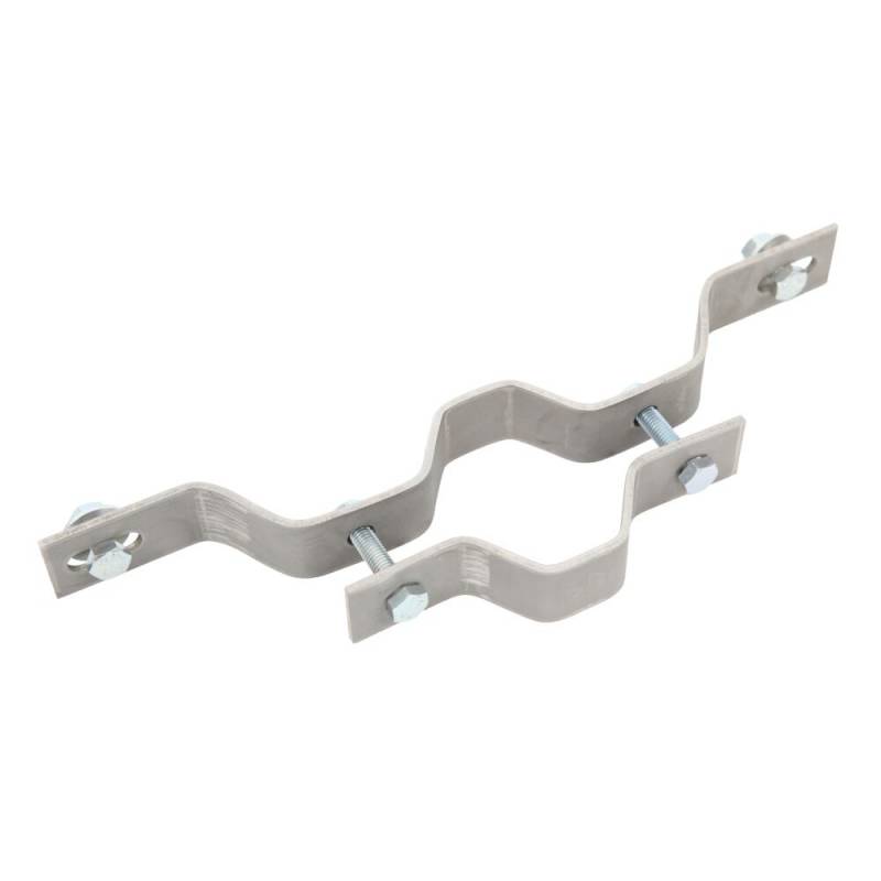 Beslag, V-Part, 40x30,5x72,5cm, gr&aring;, aluminium *Denne vare tages ikke retur*