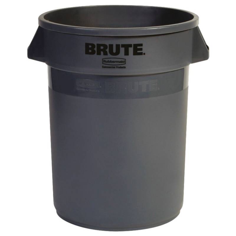 Affaldsspand, Rubbermaid Brute, gr&aring;, PE, 121.1 l *Denne vare tages ikke retur*