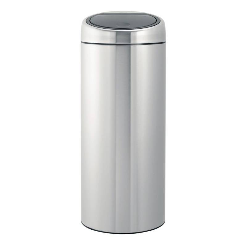 Affaldsspand, Brabantia Touch bin, st&aring;l mat, rustfrit st&aring;l, 30 l, med inderspand i plast, og soft close l&aring;g *Denne vare tages ikke retur*