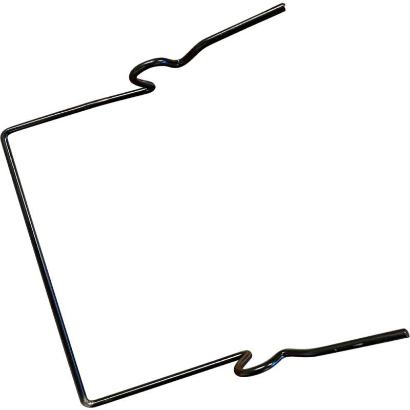 Moppest&oslash;tte, 20x20x9cm, sort, aluminium, s&aelig;t med 2 stk, flytbar