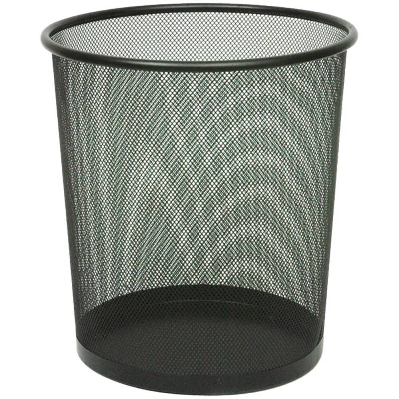Papirkurv, V-Part, sort, st&aring;l, 19 l *Denne vare tages ikke retur*