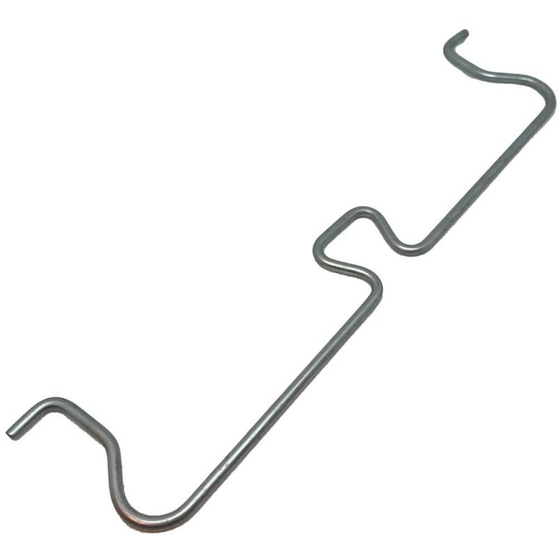 Poseklemme, Vileda Origo 2, 24,4x6cm, gr&aring;, metal, til affaldspose *Denne vare tages ikke retur*