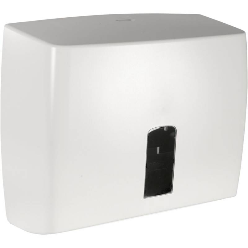 Dispenser, Classic Recycled, Mini, 13x30,5x26cm, hvid, plast, alle typer h&aring;ndkl&aelig;deark