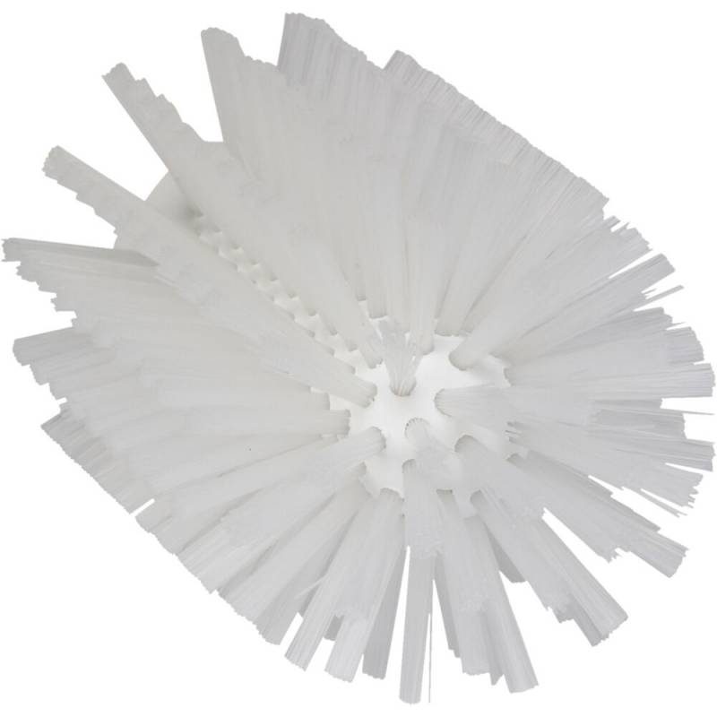 R&oslash;rb&oslash;rstehoved, Vikan, 16cm, &Oslash;9cm, hvid, polyester/PP/rustfrit st&aring;l, medium *Denne vare tages ikke retur*